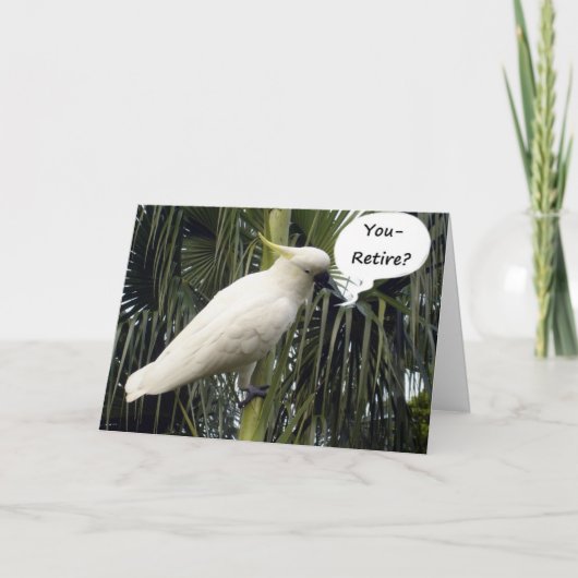 "JE GAAT MET PENSIOEN", HET GAAT OVER GENIETEN VAN KAART (Voorkant)