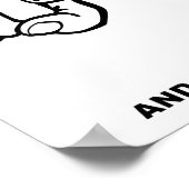 Je gaat naar Girl Funny Poster (Hoek)