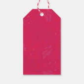 Je gaat naar Girl Tropical Pink Flamingo Cadeaulabel (Achterkant)