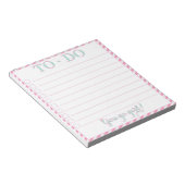 Je gaat naar meisje. Aanbiedingslijst Notitieblok (Schuin)