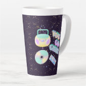 Je gaat naar muziek van 90 jaar latte mok (Rechterhoek)