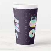 Je gaat naar muziek van 90 jaar latte mok (Voorkant)