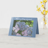 Je gaat trouwen! Hydrangea gefeliciteerd Kaart (Gele Bloem)