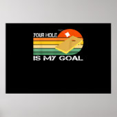Je gat is mijn doel Cornhole Poster (Voorkant)