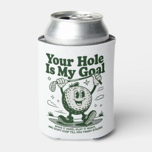 Je gat is mijn doel grappige golf golfen golfer blikjeskoeler