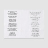 Je gebeden #2 tissuepapier (Voorkant)