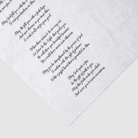 Je gebeden #2 tissuepapier (Detail)