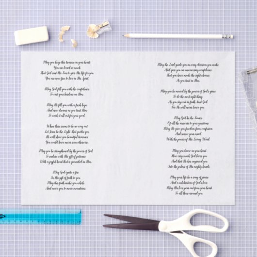 Je gebeden #2 tissuepapier (Craft)