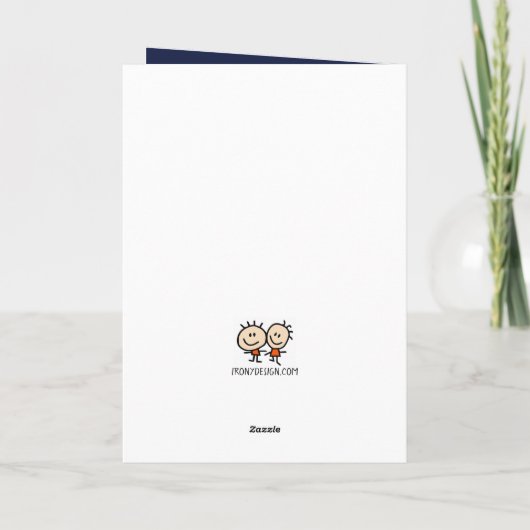 Je gebruikt Funny Emu Pun Greeting Kaart (Achterkant)