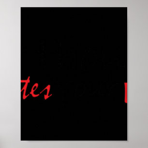 Je gedachten dicteren je Sticker Poster