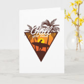 Je gedachten verkorten kaart (Gele Bloem)