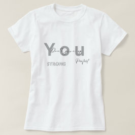 Je geeft de perfecte sterke basis niet op t-shirt