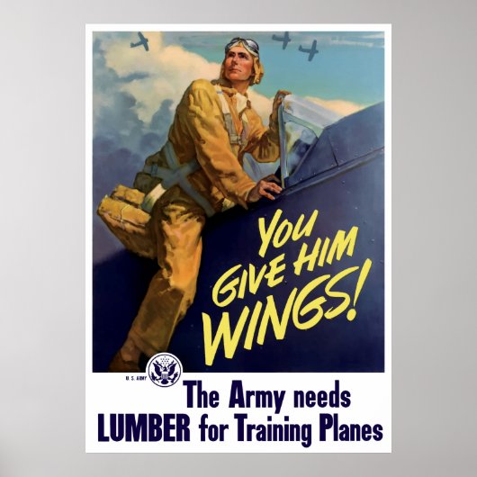 Je geeft hem Wings. Poster (Voorkant)