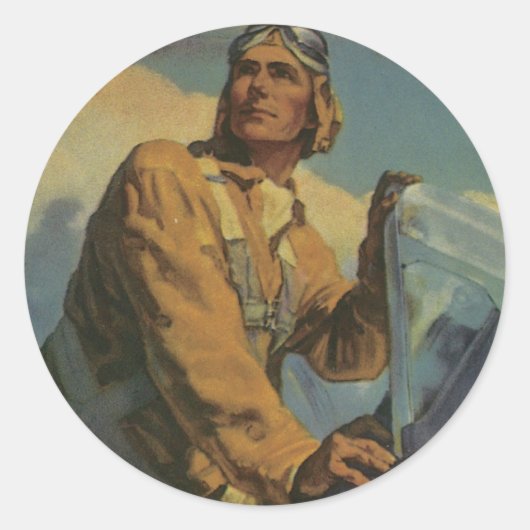 Je geeft hem Wings. Ronde Sticker (Voorkant)