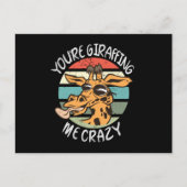 Je geeft me gek. briefkaart (Voorkant)