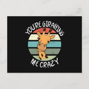 Je geeft me gek. briefkaart