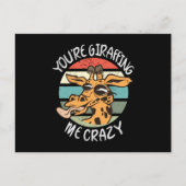 Je geeft me gek. briefkaart (Voorkant)