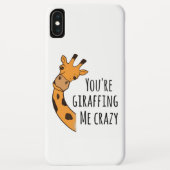 Je geeft me gek. Case-Mate iPhone case (Achterkant)