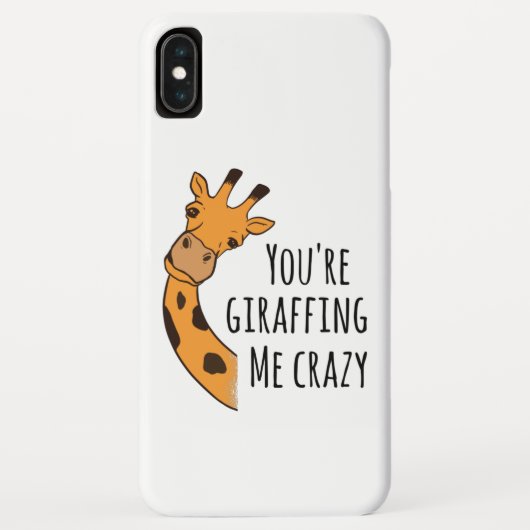 Je geeft me gek. Case-Mate iPhone case (Achterkant)