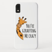 Je geeft me gek. Case-Mate iPhone case (Achterkant)