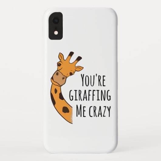 Je geeft me gek. Case-Mate iPhone case (Achterkant)