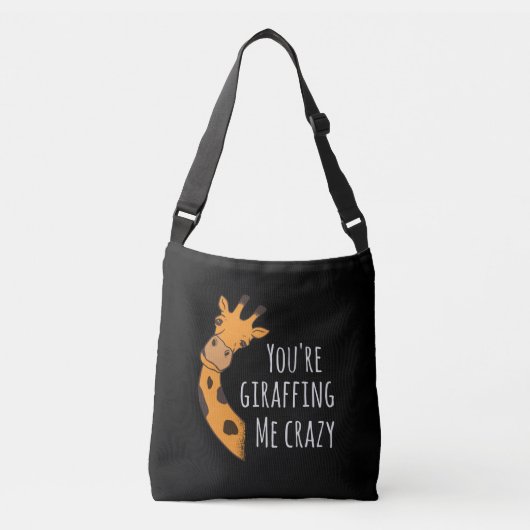 Je geeft me gek. crossbody tas (Voorkant)