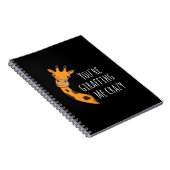 Je geeft me gek. notitieboek (Rechterzijde)