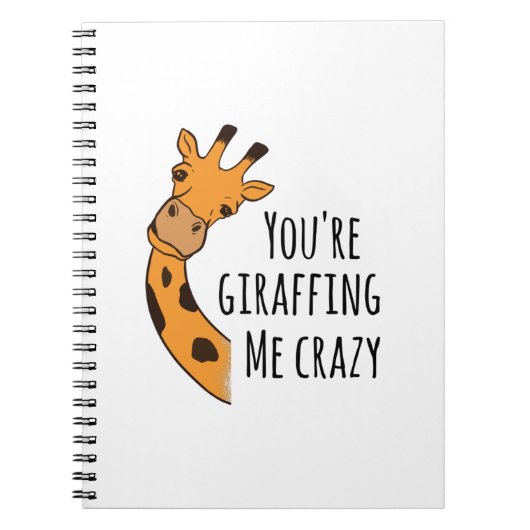 Je geeft me gek. notitieboek (Voorkant)