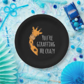 Je geeft me gek. papieren bordje (Feest)