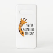 Je geeft me gek. samsung galaxy hoesje (Achterkant)