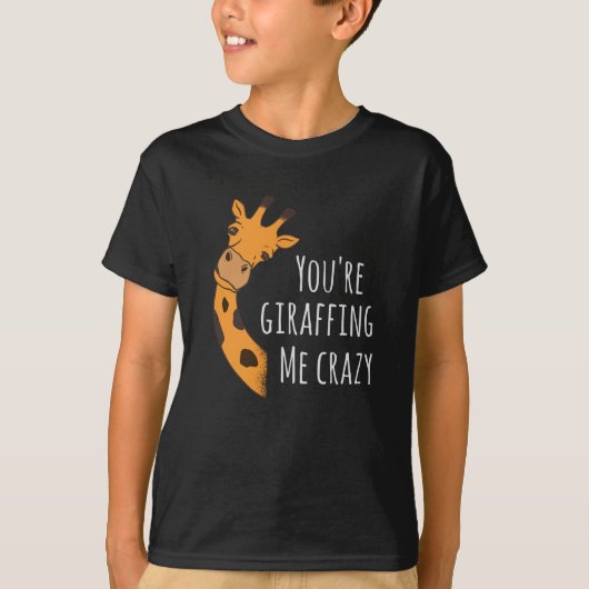 Je geeft me gek. t-shirt (Voorkant)