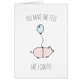 Je geeft me het gevoel dat ik met een varkensballo