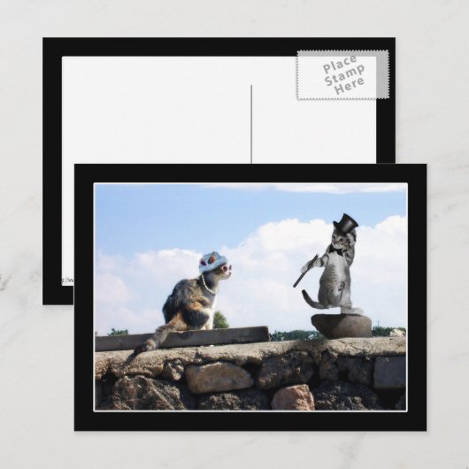 Je geeft me het gevoel te dansen! briefkaart (Voorkant / Achterkant)