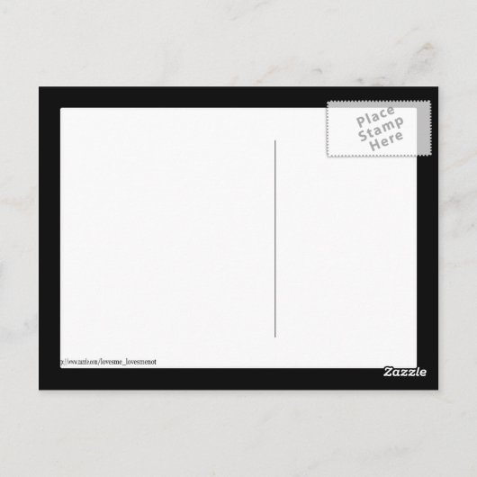 Je geeft me het gevoel te dansen! briefkaart (Achterkant)