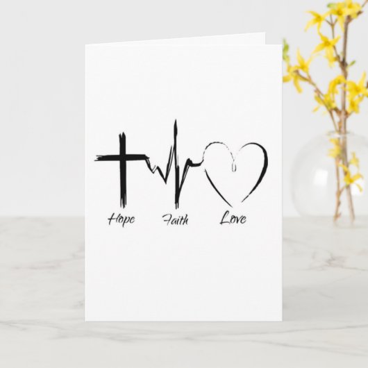 JE GEEFT ME HOOP, LIEFDE EN HEBT VERTROUWEN IN "MI KAART (Gele Bloem)