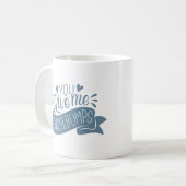 Je geeft me kippenvel koffiemok (Voorkant links)