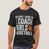 Je geeft me niet dat ik pap Girls Basketball T-shirt (Voorkant)
