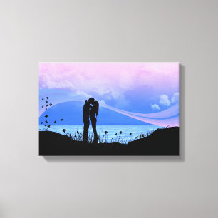 Je geeft me vlinders canvas afdruk