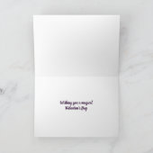 Je geeft me Vlinders Glitter Valentijnskaart Kaart (Binnen)