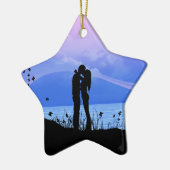 Je geeft me vlinders keramisch ornament (Links)