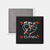 Je geeft me vlinders Phlebotomist Pbt Valentijn Magneet (Voorkant / Achterkant)