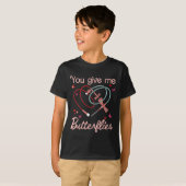 Je geeft me vlinders Phlebotomist Pbt Valentijn T-shirt (Voorkant volledig)