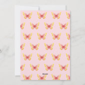 Je geeft me vlinders rare Valentijnsdag Feestdagenkaart (Achterkant)