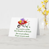 Je geest is een tuin kaart (Gele Bloem)