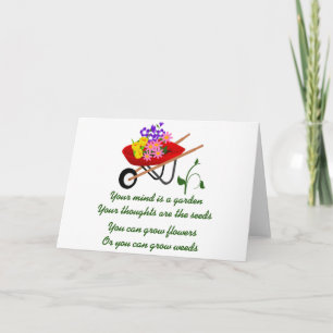 Je geest is een tuin kaart