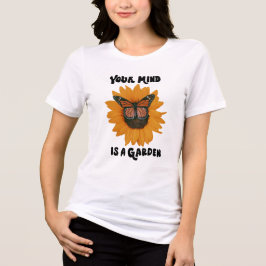 Je geest is een tuin Tri-Blend shirt