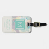 Je gegevens toevoegen | White Rock Pastel Bagagelabel (Voorkant horizontaal)