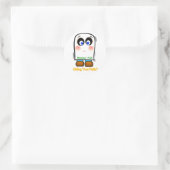 Je geloof verbergen? ronde sticker (Tas)