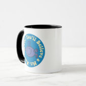 Je gelooft dat een Man kan vliegen! Mok (Voorkant links)