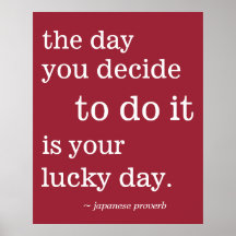Je Geluksdag Spreuk Inspirerende Inspiratie Rood